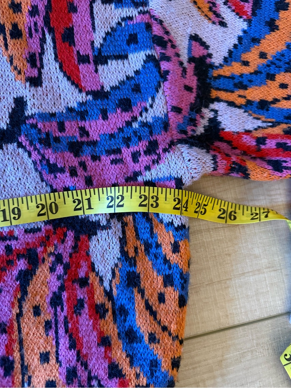 FARM Rio Lavender Purple Banana Button Short Cardigan Small - Picture 5 of 6